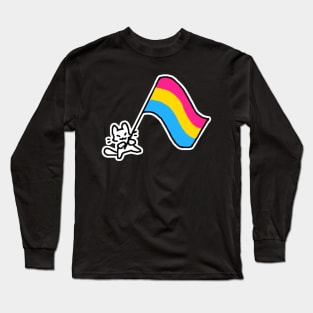 pan flag kitty Long Sleeve T-Shirt